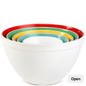 Martha Stewart 5 piece ceramic bowl set NEW